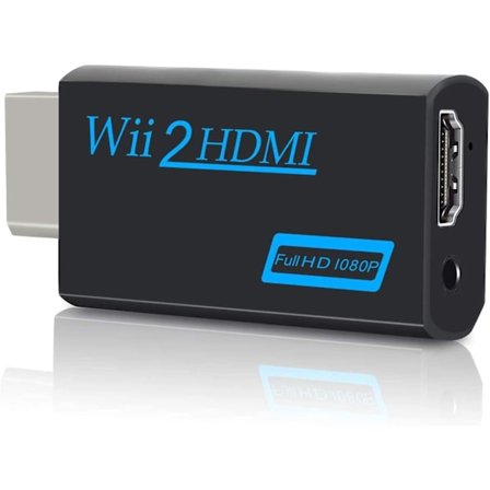 Wii till HDMI-omvandlare, Full HD 1080P videoadapteromvandlare med