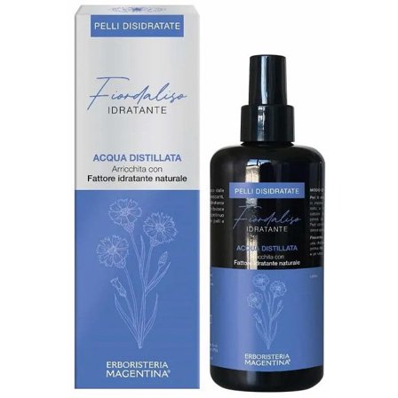 Acqua Distillata Arricchita Fiordaliso Idratante Pelli