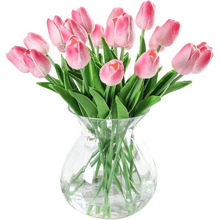 10 stk. Ægte Touch Latex Kunstige Tulipaner Blomster Falske Tulipaner Flow