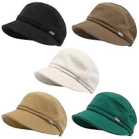 Dame Newsboy Kasket med Skygge Varm Viskasket Ny Dame Newsboy Cabbie Beret Kasket Beret Hatte Newsboy Hatte