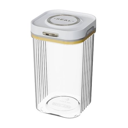 Gjennomsiktig Forseglet Matbeholder Lufttett Lås Lekkasjesikker Støvtett Fuktsikker Ris Korn Melkepulver Beholder Snacks Te Oppbevaringsboks