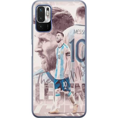 Xiaomi Redmi Note 10 5G Genomskinligt Skal Messi