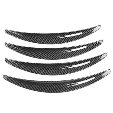 4 stk. Universal Bil Skærmforøgere Mudderklap Stænkskærme Bue Hjul Øjenbryn Læbe Usynlig Skærm Til Tesla Model 3 Biltilbehør