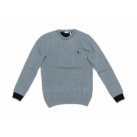 U.s. Polo Assn., Round-neck Knitwear Grijs, Heren, Maat:XL