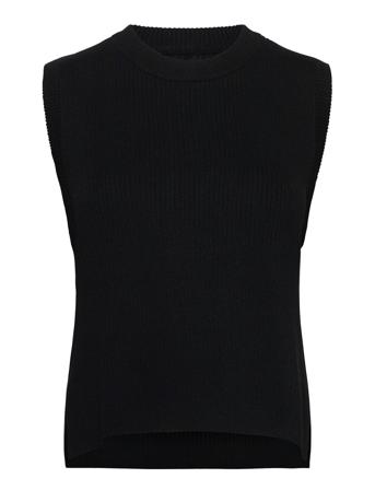 Augustina Knit Vest Black Minus