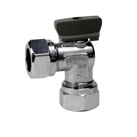 Gustavsberg FG074050405 Vinkelventil utv Ø 15 mm, 2 12 mm, Installasjon