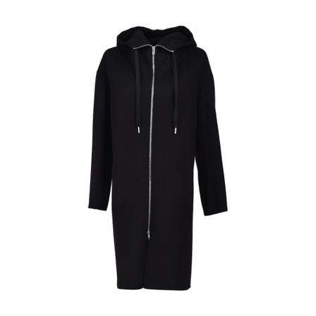 Arma, Single-Breasted Coats Zwart, Dames, Maat:M