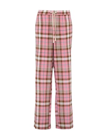 Becksöndergaard Flannel Pants - Pink - L