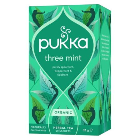PUKKA Te Örtte Three Mint 20/fp - Lyreco - Kök och servering - Kaffe och te - Te