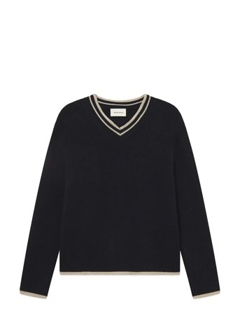 WOOD WOOD | Wwcobek V-Neck 25193 | M