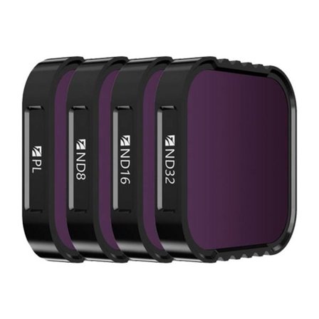 Filteruppsättning Freewell 4K Standard Day för GoPro HERO 9/10/11/12 Svart (4-pack)