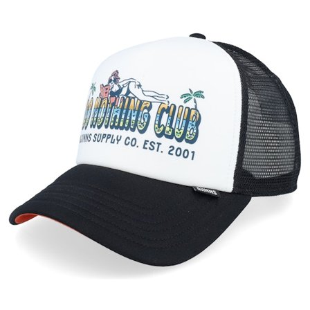 Djinns - Negro trucker Gorra - Dnc Sundown Black/White A-Frame Trucker @ Hatstore