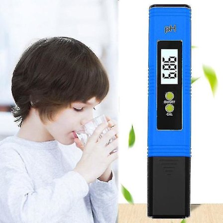 Digitaalinen pH-mittari, pH-testeri vedelle, pH-mittari 0,01 pH:n tarkkuudella, vedenlaadun testaaja ATC:llä, 0–14 pH:n mittausalue, uima-altaille, 