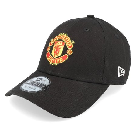 New Era - Football Svart adjustable Caps - Manchester United Basic 9FORTY Black Adjustable @ Hatstore