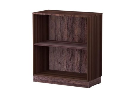 DENORD DESIGN 2xA4-hylla valnöt - Lyreco - Kontorsmöbler och inredning - Skåp och hyllor - Hyllor