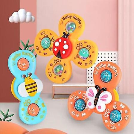 Baby Sugeskopp B Spinner Tegneserieleker Fidget Spinning Leke Butterfly Gaver JKW