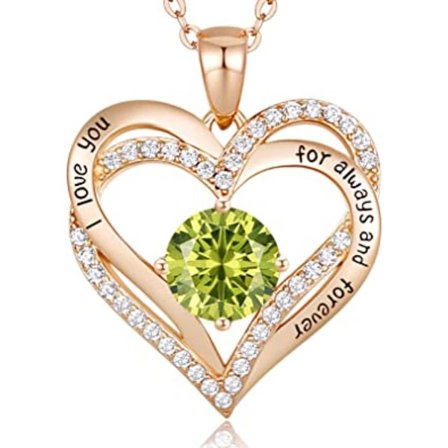 925 Sterling Silver Rose Gold Eternal Love Halsband för Mamma