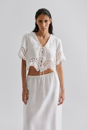 Malina - Estela bluse - 32 - White