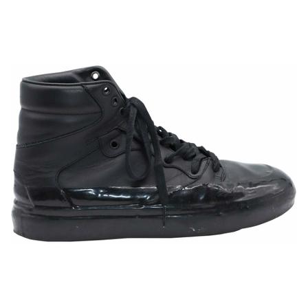 Balenciaga Vintage Pre-owned Dipping-effect High-top Sneaker Leather , Zwart , Heren , Maat: 40 EU