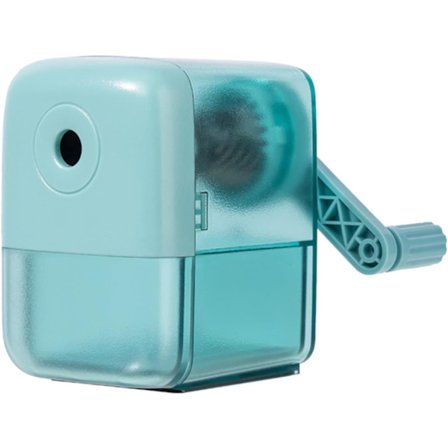 Manuel blyantspidser med auto-stop, håndsvingdesign til 6,9-8 mm standard- og farveblyanter, skoleartikler til børn, studerende