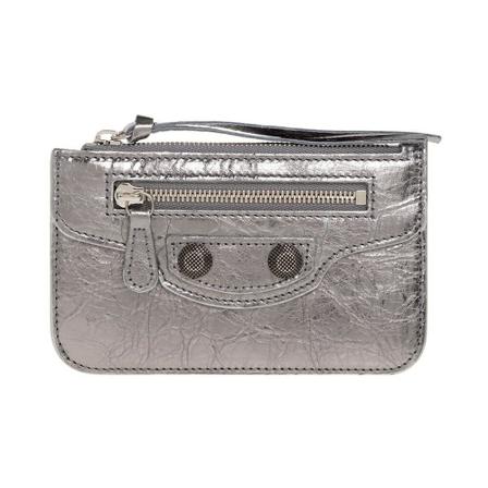 Balenciaga Wallets & Cardholders Grå, Dame Punge og Kortholder, Størrelse: ONE Size