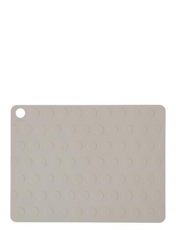 Dotto Placemat - 2 Pcs/Pack Home Textiles Kitchen Textiles Placemats Grå OYOY Living Design