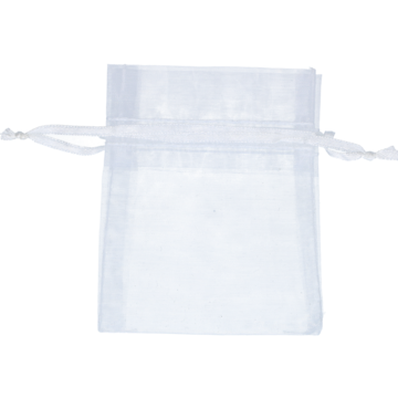 ORGANZAPOSE HVIT 8,5X10CM