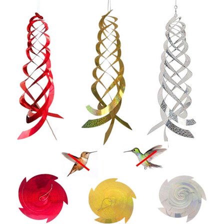 6 stk. Fugleskremmer, Fuglerepellent, Antiduer til balkong, Dyrevennlig avvisende tape, Fuglerepellent tape