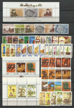 Surinam (Selvstændig) - Årgang 1984 - Postfrisk