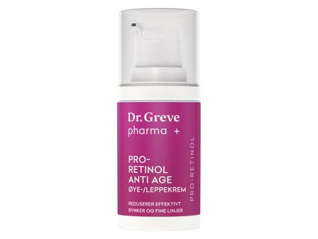 Dr. Greve Pharma Pro-Retinol Anti Age Øye-/Leppekrem, 15 ml