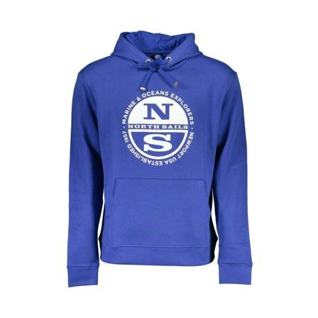 North Sails North Sails Men& Blue Sweatshirt Blå, Herre Hættetrøjer