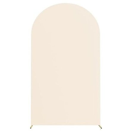 5FT 65x150cm U-Formad Bakgrund Båge Ram Ställ Elastiskt Överdrag för Bröllopsceremoni Födelsedagsfest
