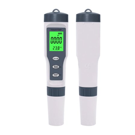 4-i-1 PH-måler, digitalt vannkvalitetsmåler for testing av PH/TDS/EC/temperatur