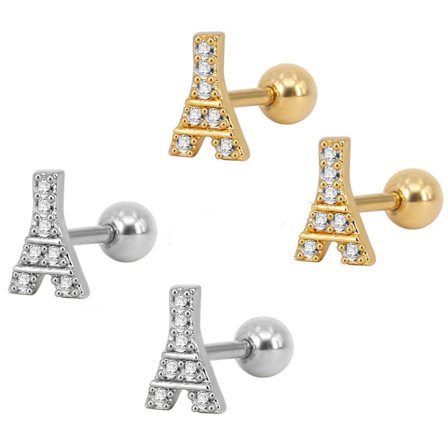 Tragus Piercing Ørestik CZ