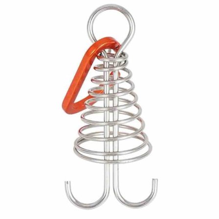 Dæksankre, vindsikkert blækspruttetelt i aluminiumslegering med fjederlåse, bærbare rebspænder, campingteltpinde