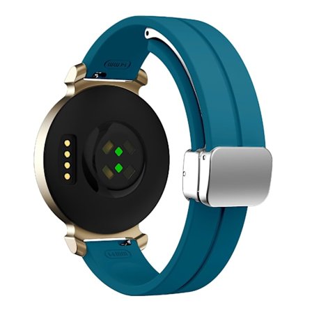 For Garmin Lily 2 Silikonarmbånd med magnetisk foldespenne