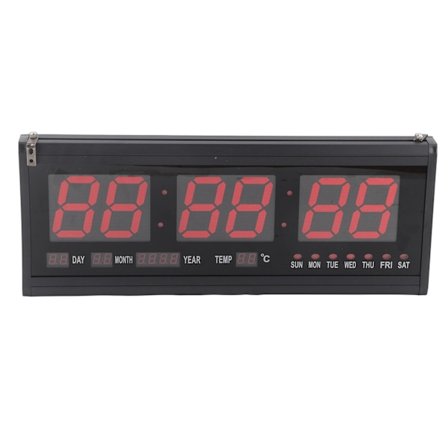 Digitaalinen seinäkello LED-aika Kalenteri Lämpötila Pöytäkellot Kotitarvikkeet