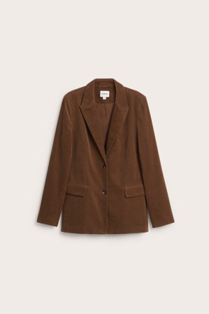 Kappahl | Kordfløyelsblazer | Brun
