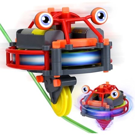 Nyhet Stram Line Gående Tumler Enhjuling Leke, Fingertupp Gyro Spinner Bil