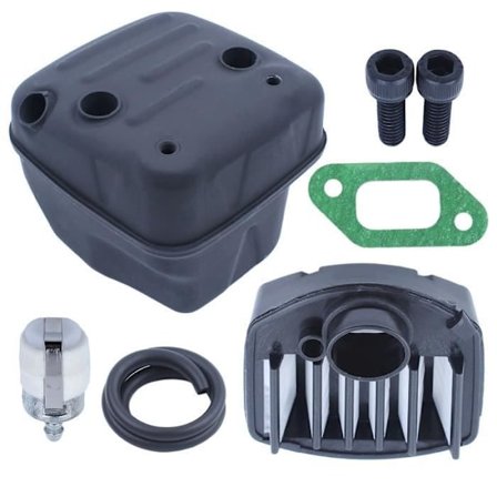 Motorsag Eksosdemper Luftfilter Linje og Drivstoffutskiftningsdeler Kompatibel Med Husqvarna 357 359 357XP Med