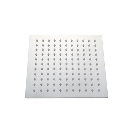 Neliömäinen Suihkupää, Terässuihkupää, Kromiviimeistely, 30 x 30 cm