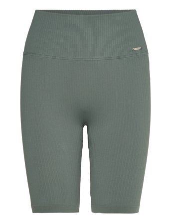 aim ́n Ribbed Seamless Biker Shorts - Green - M