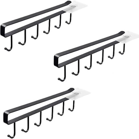 3-pack muggkoppar vinglas förvaringskrokar köksredskap slipsar B