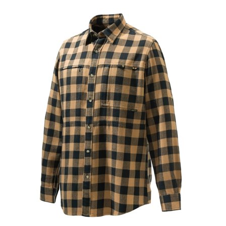 Beretta Men's Overshirt Zippered Pocket Men long-sleeved shirts Beige S