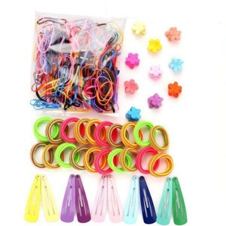 Alt-i-ett-sett: 240 stykker hårbånd, hårspenner