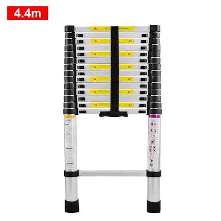 Teleskopisk Stege - UISEBRT - 4,4M - Aluminium - Max Lasta 150KG - Halkfri