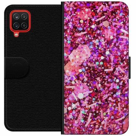 Samsung Galaxy A12 Plånboksfodral Glitter