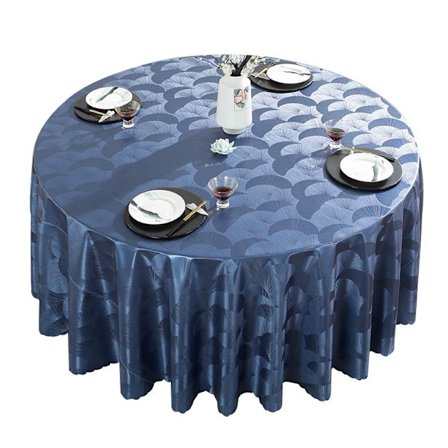 PU rund duk vanntett, anti-skolding, ikke-vask hotell og restaurant husholdning rund stor rund bord duk duk
