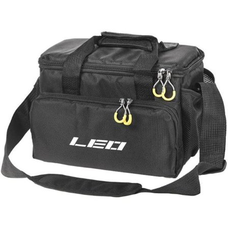 Multifunktionell lockväska, fiskeväska stor kapacitet lockar axelväska multifunktionell rulle midja ryggsäck svart