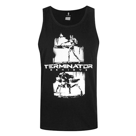 Terminator Mens Genisys Graffiti Väst 2XL Svart